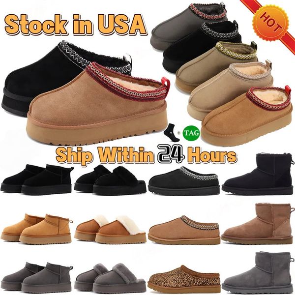 

Designer Snow Boots Women Tasman Slippers Platform Boot Tazz Slide Mustard Seed Ultra Mini Slipper Chestnut Suede Men Shoes Womens Winter Ankle Booties Australia, Tea green;plantation