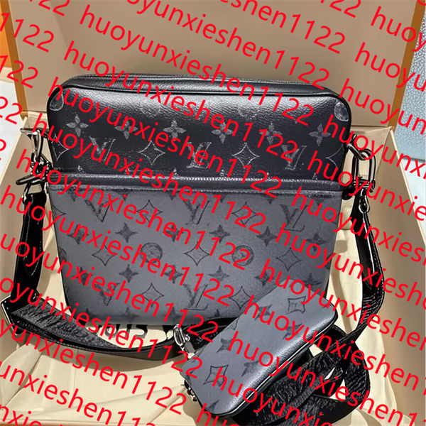 

Luxurys Designer bags men 3pcs Men shoulder bags designer cross body man messenger bag Satchels satchel fashion handbag Composite mini package backpack, 14#