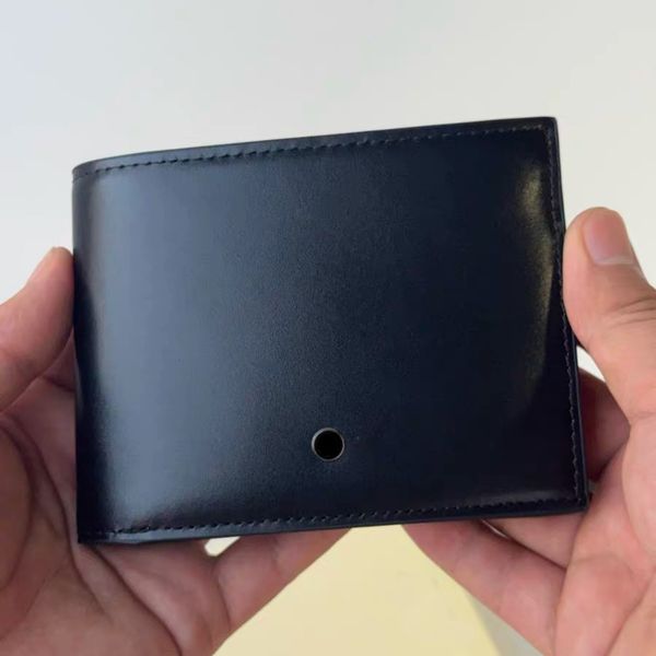 Coin Wallet Top Quality Men Wallet Genuine Leather Luxury Designer Wallet Cardholder Euro USD Cash Pocket Coin Pure Women's Wallet ID Credit Card Holder Mini Wallet