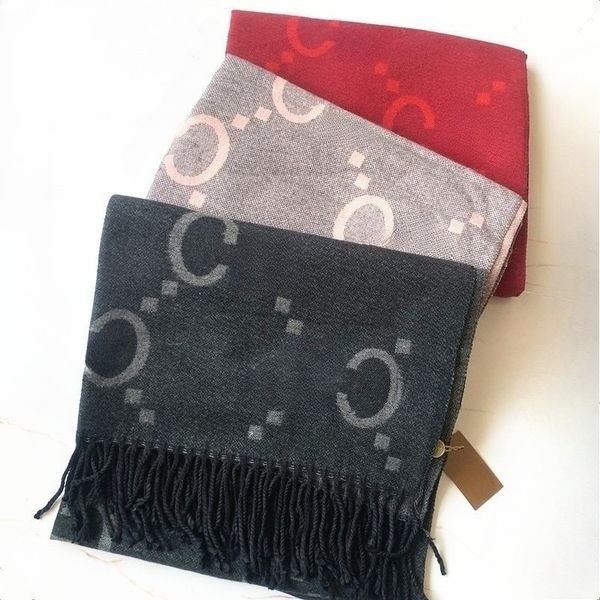 

Luxury Cashmere Scarf Double-sided Shawl for Autumn and Winter Classic Letter Design High-quality Long Scarf for Women Four Colors Optional Christmas Gift