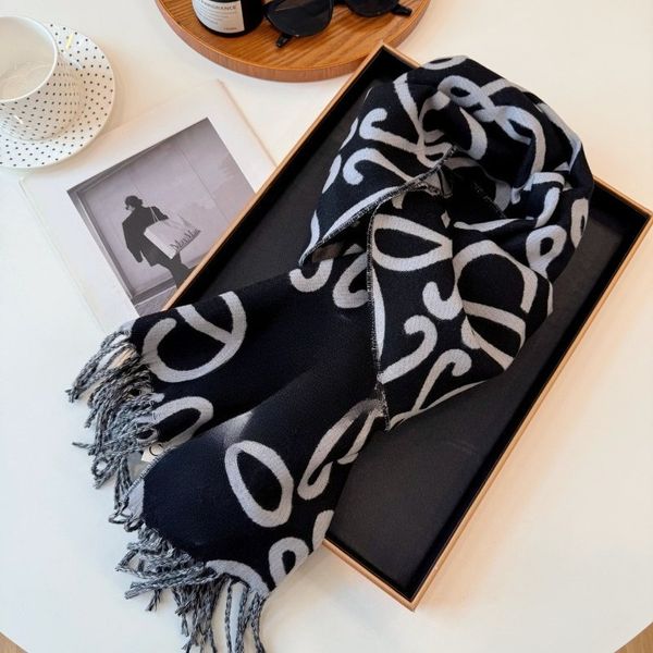 

Designer Scarf Cashmere long Scarves Womens Monogram Scarf Classic Plaid Women Scarf Designers Scarves with Box