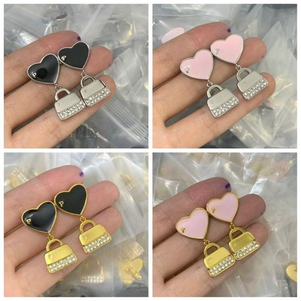 

Designer Earrings with Side Diamonds Gold and Silver Earrings Classic Triangle Design 925 Silver Needle Multiple Options Women's Earring Diamond Earrings