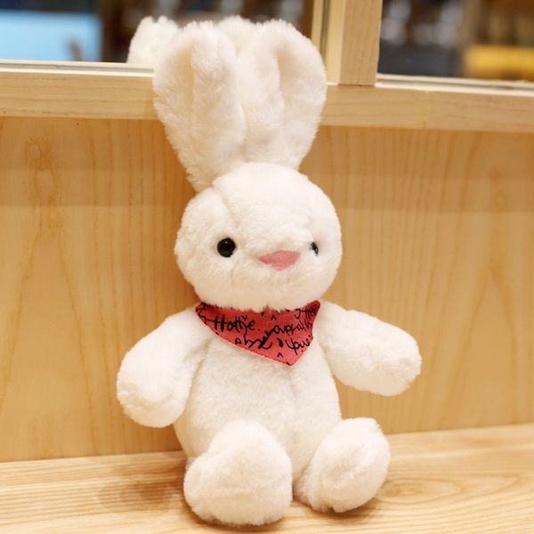 Short plush scarf, rabbit doll, throw pillow, Rag Doll, wedding gift package, ring toss, street stall, night market promotion gifts