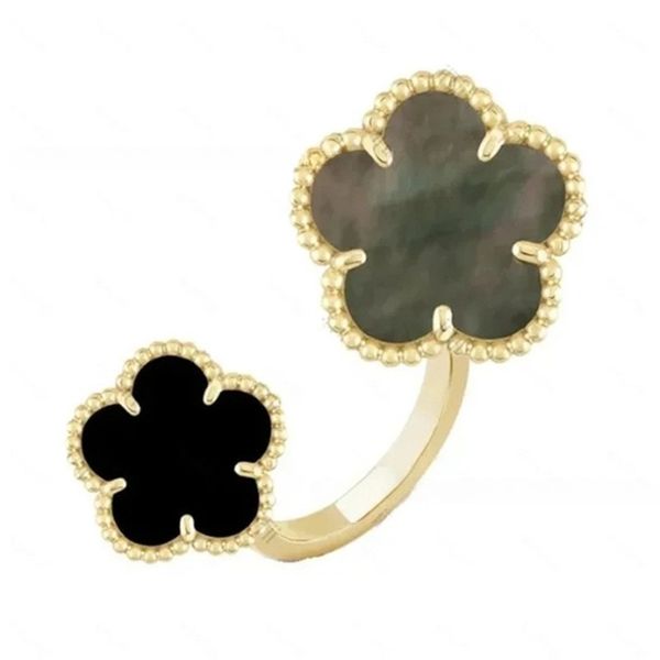 

Luxury Mother of Pearl Ring Designer Jewelry Stylish Classic Women's Wedding Ring Valentine's Day Gift Elegant Women's Ring Variety of Options