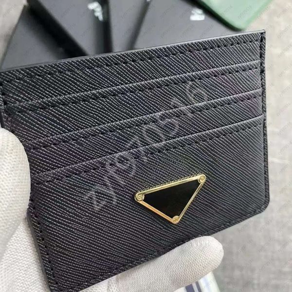 

Saffiano designer bag genuine leather wallet Billfold Case Mini Card Coin Purse card holder For Men And Womensh6, White