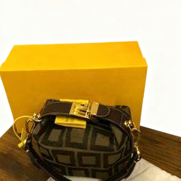 

Mirror Designer Mens Womens Mini Canvas Makeup Travel Toiletries Ladies Handbags Cosmetic Bags Make Up Bag AYD25021455, Brown