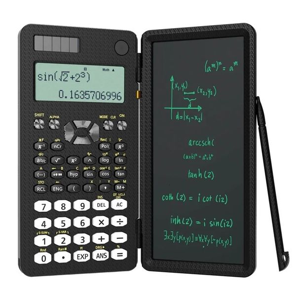 Mini Scientific Calculator with Writing Tablet Calculators Notepad Memo Office Electronics School Supplies 991es Ms EX 82ms 241204