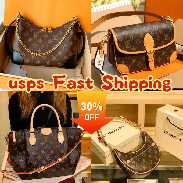 Luxury bag High Quality designer bag Women Leather s Diane Satchel Bag crossbody bag Shoulder Bags Purses tote bag Shopping bag Handbags wallets backpack
