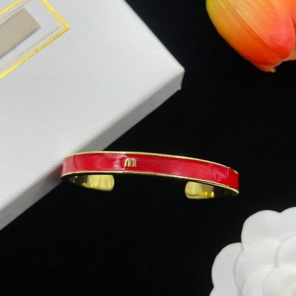 

Fashion Jewelry Men and Women Bracelets Glaze Drop Metal Hollow Bracelet Luxury Designer Bracelet High Quality Adjustable Opening