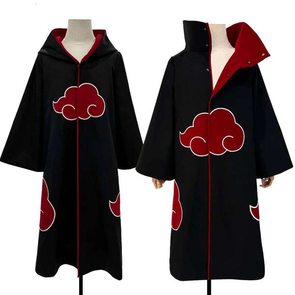 HOLOUN Anime Itachi Uchiha Sasuke Cosplay Costume Embroidery Hawk Team Cloak Pain Konan Sasori Halloween Christmas S-2Xl