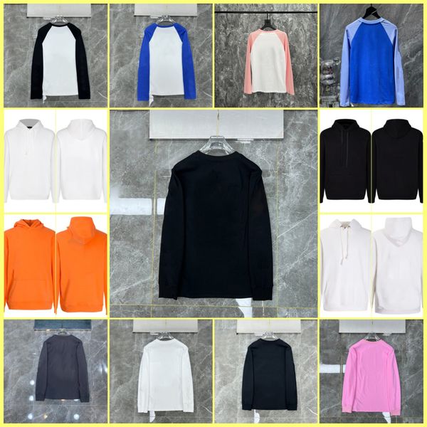 Hoodie Loose Oversize Tees Apparel Fashion Tops men's Casual Chest Letter Shirt Luxury Street Sleeve Clothes tshirt long sleeve US size S-XL