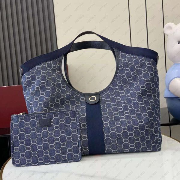 

designer women 10A high quality Large Capacity Storage Bag genuine leather Shoulder Bags Magnetic closure exquisite bag shaped handle 0017, Blue