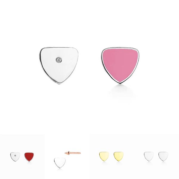 

jewelry stud heart earrings Stainless Steel Gold Plated designer for woman earring sier mom gift