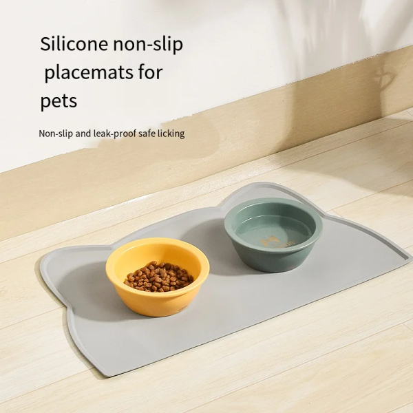 148942 Stainless steel cat bowl, wear-resistant, antibacterial, easy to rinse, no dirt accumulation after long-term use