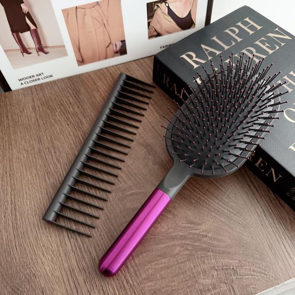 

Designer Hair Brushes Air cushion Comb Massage Brush Care Paddle Brush Styling Tool Fashion High Quality Women Two-piece set