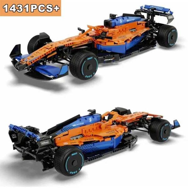 Build Block Set New Tech Mclaren Formula 1 Race Car Building Blocks Set Compatible City Vehicle Bricks For brick Kids - Birthday Toys C251020 Toy