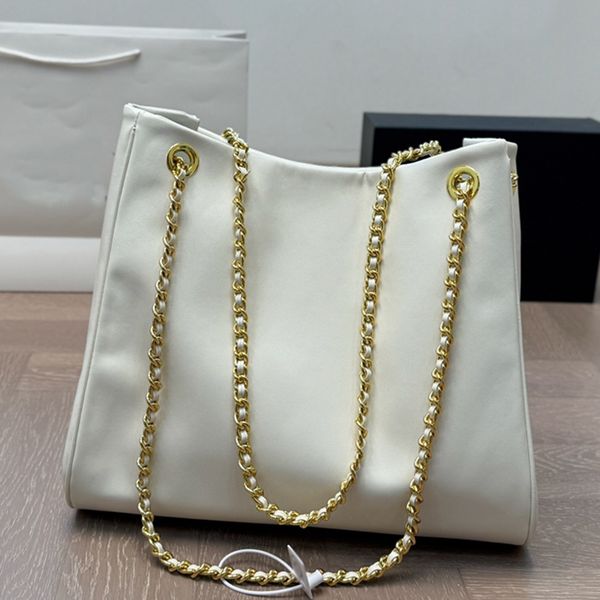

Designer bag Classic Chain Shoulder Bags Totes Travel luggage for women Large capacity High Quality Handbag mens womens Boston Bag Crossbody Bag Messenger bag 33m, White