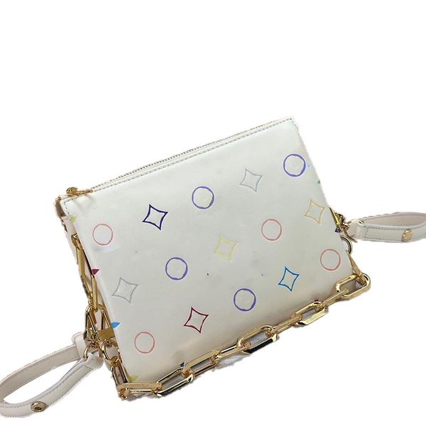 

M59598 Coussin Shoulder designers large Handbags shopping purse wer Women Tote Brand Letter Genuine Leather Bags lady crossbody bag 21cm, Black