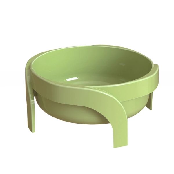 148824 Ceramic cat bowl, natural material, fired at high temperature, solid and smooth, easy to clean and non-toxic