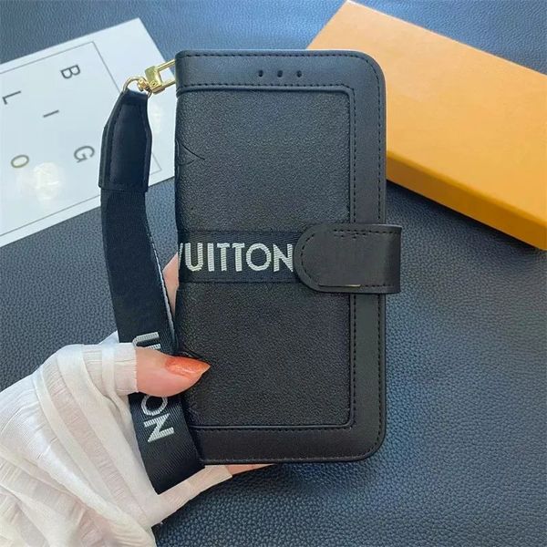 designer phone cases For iPhone 16 15 pro max 14 13 12 Leather Designer Fashion Wallet case