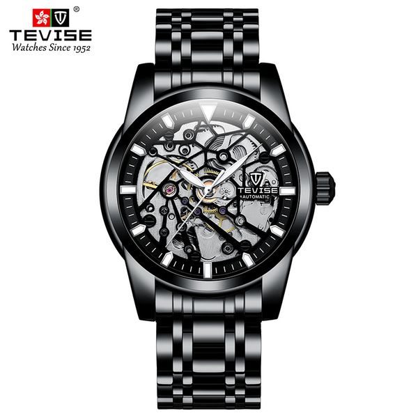

TEVISE Mechanical Watch Tourbillon Hollow-out Design Luminous Function Automatic High-end Business Brand Wristwatch T025 T9005E, T025-2