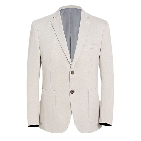 

3694 Men's Wool Business Suit - Autumn Winter Middle Aged, Gold