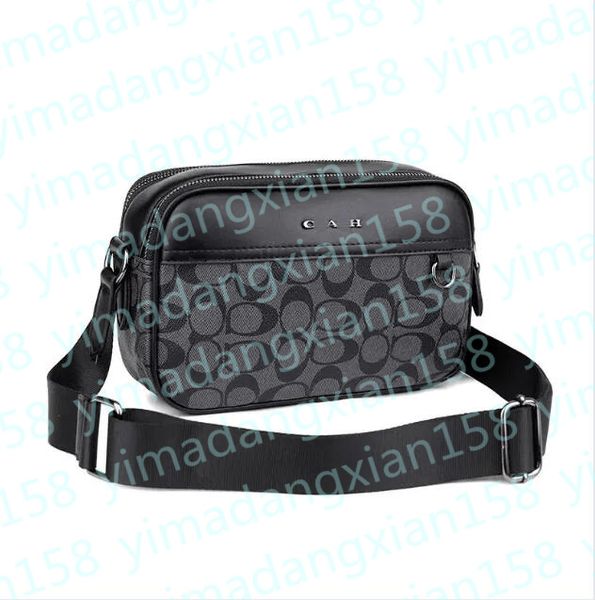 

Luxurys Camera bag mens Designer for man Crossbody Purse handbag Womens Shoulder chest Bag lady travel Tote Clutch Black leather Bags, 1#