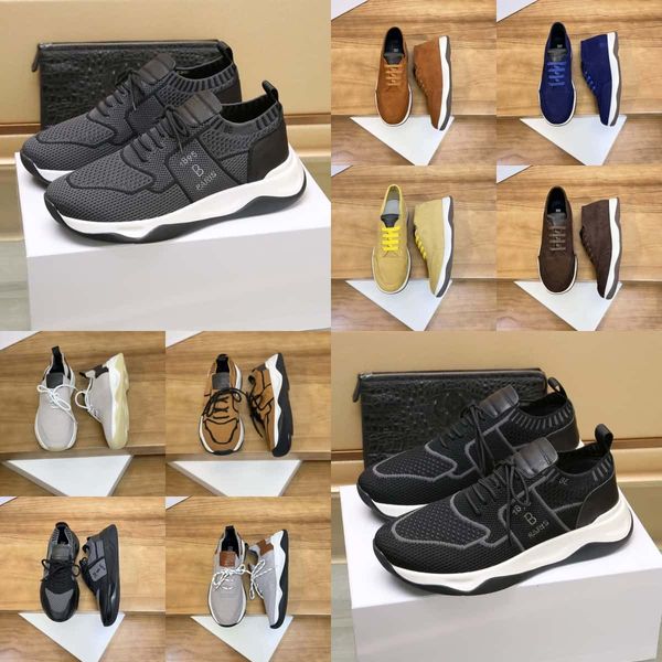 berluti shadow knit leather sneakers designer running casual shoes men sports mens shoes sneakers casual shoes leather running trainers shoes