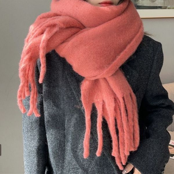 

Korean version autumn and winter versatile couple scarf --89034
