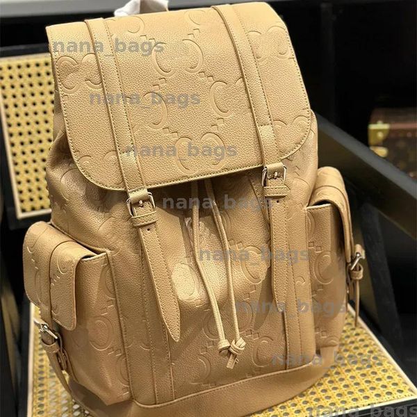 

Designer Leather Backpack Black Bag Luxury Totes Handbag Womens Mens Schoolbag Yellow Backpacks Fashion Jumbo Bags Letter Knapsack Lady Travel Bag BFG2412283