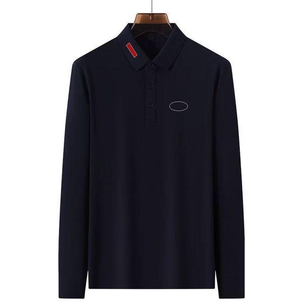 Apparrel Mens Polos T Shirt Pocket Long Sleeves Lapel Neck Jumpers Summer Casual Polo Man Tops Tees Sweatshirts Designer Tshirts Asian S-4XL
