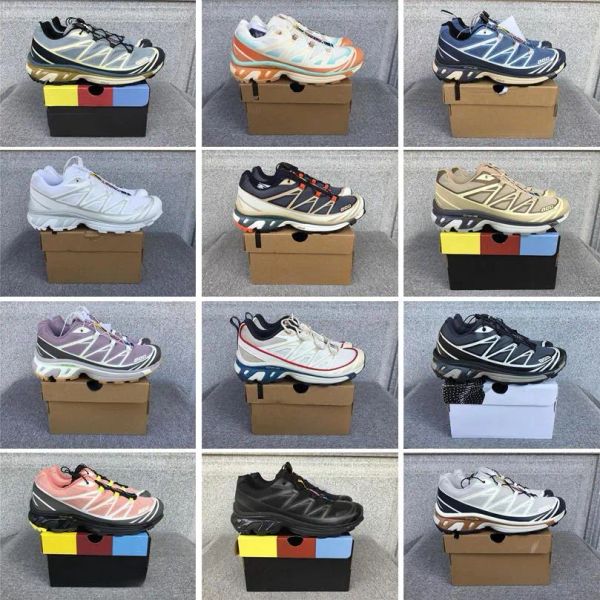 

Designer Outdoor Hiking shoes mens womens Xt-6 Triple Black black White Rock monument Wren Kangaroo green copen blue Clear Safari, Cream