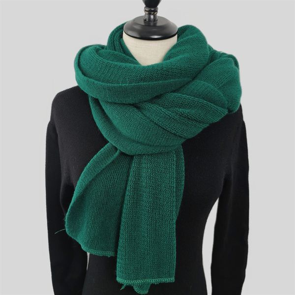 

Winter warm pure color imitation cashmere scarf men's shawl --82697
