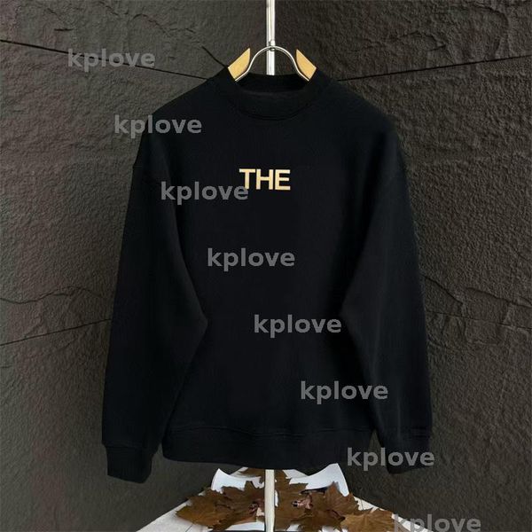 

Designer Cotton Mens Hoodie Casual Long Sleeved T-shirt Sweatshirt Pullover Elastic Loose Spring And Autumn Hoodies, White