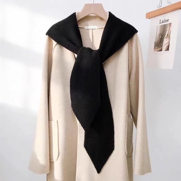 

New knitted cape shawl hooded style --823195