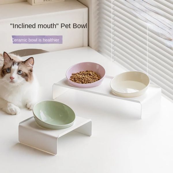 142035 Creative cat bowl, unique appearance attracts attention, adds fun to your home, and is both beautiful and practical