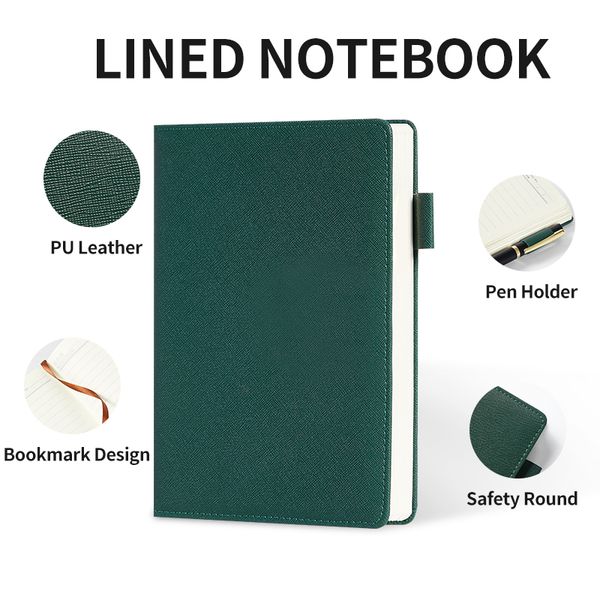 

Elegant Crosshatch Texture A5 Size Notepad for Workplace Use