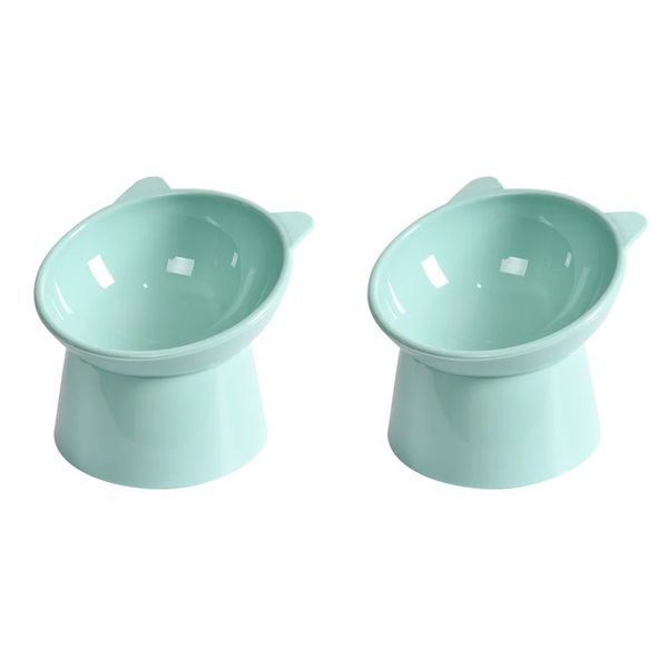 142335 Designed with a portable handle, it is convenient for owners to carry cat bowls out, whether it is a picnic or a visit, ensuring worry free dining for cats.