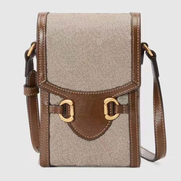 

2025 Designer Crossbody Phone bag for Women Brand Mini Purse Phone Bolsa BFG25010911, Brown