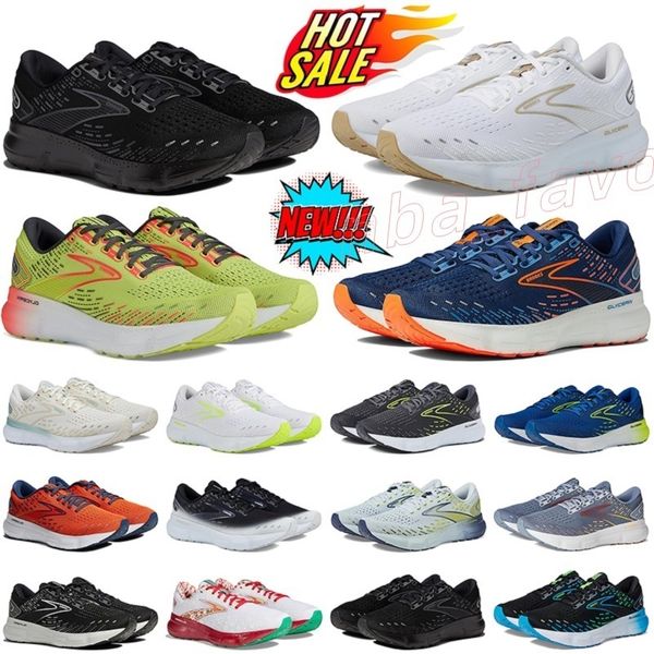 

Brookshoes brook Running Shoes Sneakers Women Men Ghost 15 Glycerin GTS Cascadia 16 Mens Womens Trainers Outdoor Sports Sneakers Black White Orange Purple 36-45, Hotpink