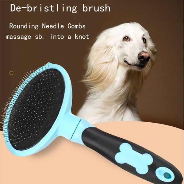 

Dog Brush Dog Grooming Stainless Steel Combs for Dogs Hair Knot Opening Pet Hair Remover Massage Cat Brush Dogs Comb Pet Product