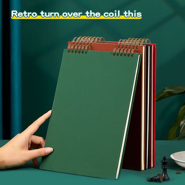 

Classic Spiraled Work Log Notebook for Professionals Stylish Retro Look & Quality Craftsmanship