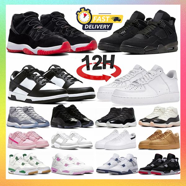 

2025 Men Women Basketball Shoes 1s 4s 11s Mens Outdoor Sport trianers Military Black Sail Olive Red Cool Grey High Low Womens Sneakers 36-47, # 30