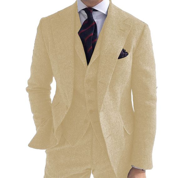 

3068 New winter clothes for middle-aged men, down lining, double-faced wool, Orange