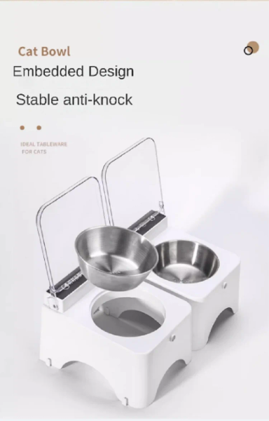 144767 Designed with a hidden snack compartment, owners can quietly hide small snacks to give their cats a surprise treat during meals.