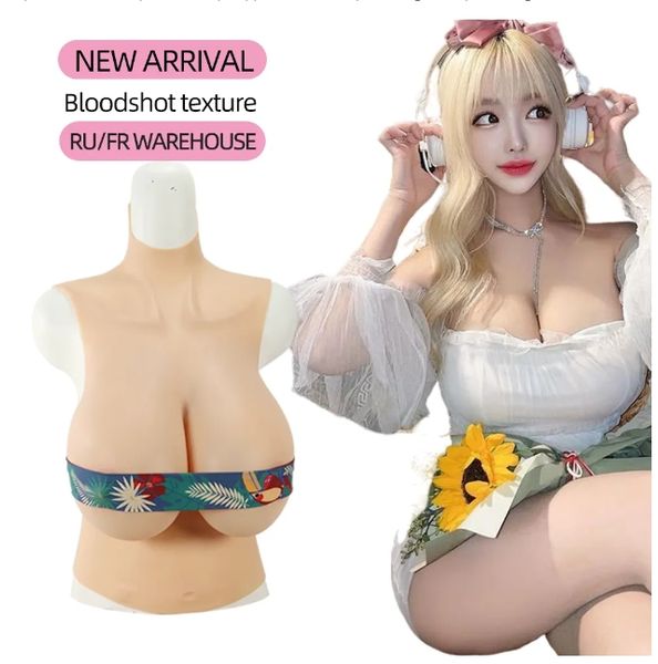 

2025 YUERUGOU I K Cup Fake Silicone Breast Forms Breathable Huge Boob Silicone Transgender Drag Queen Shemale Crossdresser Big Chest