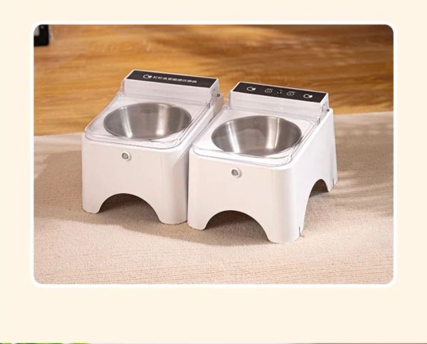 585666 Using a new type of luminous material, it emits a faint light in the dark, making it convenient for cats to eat at night without getting lost.