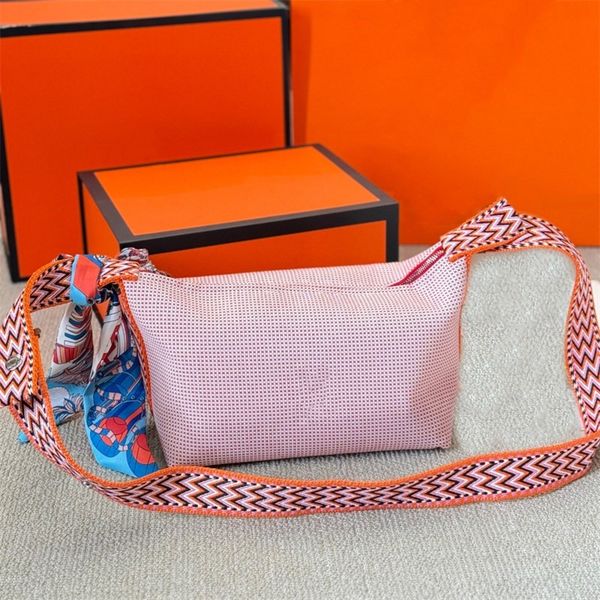 

2025 Woman Designer Makeup Bag Canvas Cosmetic Bags Cross Body Make Up Toiletry Bag Fashion Wash Pouch TOP, New 2(25*12cm)