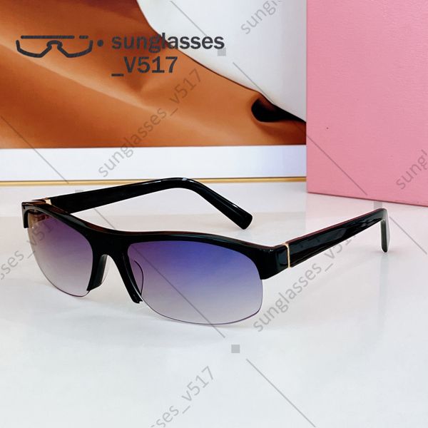 

Rectangular Sunglasses designer sunglasses glasses women sunglasses men New European and American style Half frame shades UV400 outdoor goggles Fashion Pieces