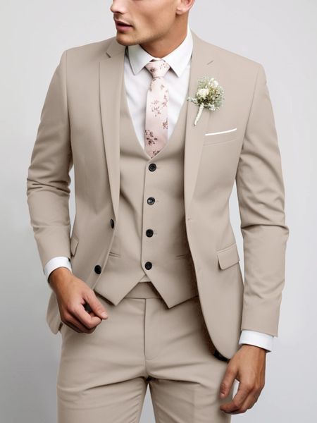 

3728 New autumn and winter suits for middle-aged men, fashionable and casual suit jackets, Gold